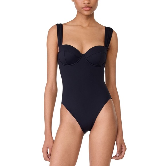 Kate Spade New York Other - Kate Spade New York Womens Black Underwire One Piece Swimsuit Sweetheart Neck XL